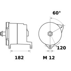 Alternátor MAHLE MG 392 - obr. 4