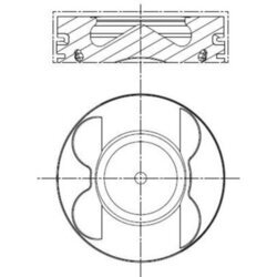 Piest MAHLE 001 PI 00106 000 - obr. 1