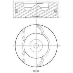 Piest MAHLE 061 38 00 - obr. 1