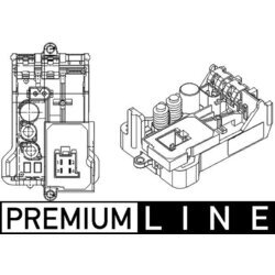 Regulator, ventilator vnutorneho priestoru MAHLE ABR 8 000P