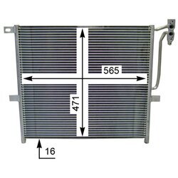 Kondenzátor klimatizácie MAHLE AC 837 000S - obr. 3