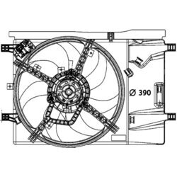 Ventilátor kondenzátora klimatizácie MAHLE ACF 37 000P - obr. 1