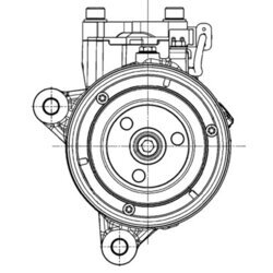 Kompresor klimatizácie MAHLE ACP 600 000P - obr. 2