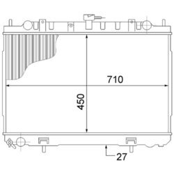 Chladič motora MAHLE CR 1491 000S