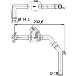 Regulačný ventil chladenia MAHLE CV 9 000P - obr. 1