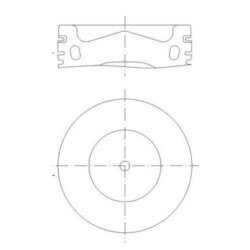 Piest MAHLE 001 PI 00192 000 - obr. 1