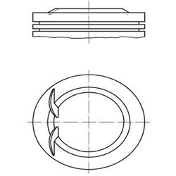 Piest MAHLE 038 14 00 - obr. 1