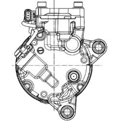 Kompresor klimatizácie MAHLE ACP 599 000P - obr. 4