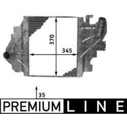 Chladič plniaceho vzduchu MAHLE CI 65 000P - obr. 2