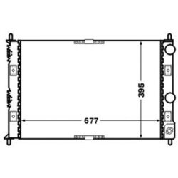 Chladič motora MAHLE CR 1427 000S