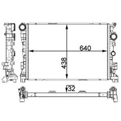 Chladič motora MAHLE CR 1772 000P - obr. 3