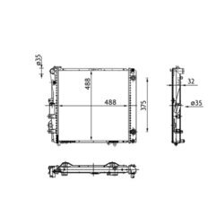 Chladič motora MAHLE CR 339 000S