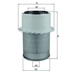 Vzduchový filter MAHLE LX 648