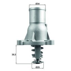 Termostat chladenia MAHLE TI 260 92