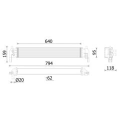 Chladič motora MAHLE CR 2700 000P - obr. 1