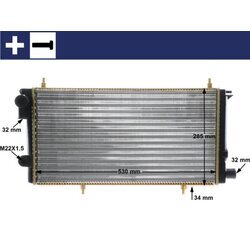 Chladič motora MAHLE CR 431 000S