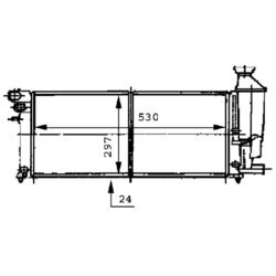 Chladič motora MAHLE CR 468 000S - obr. 1