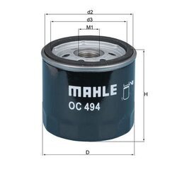 Olejový filter MAHLE OC 494 - obr. 2