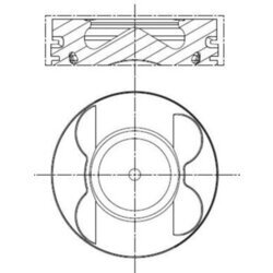 Piest MAHLE 001 PI 00107 000 - obr. 1