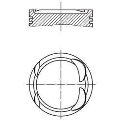 Piest MAHLE 004 06 00 - obr. 1