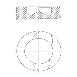 Piest MAHLE 061 66 00 - obr. 1