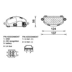 Regulator, ventilator vnutorneho priestoru MAHLE ABR 155 000P - obr. 1