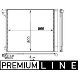 Kondenzátor klimatizácie MAHLE AC 269 000P - obr. 2