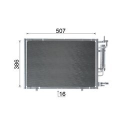 Kondenzátor klimatizácie MAHLE AC 748 000P - obr. 12