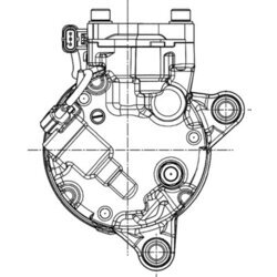 Kompresor klimatizácie MAHLE ACP 600 000P - obr. 4