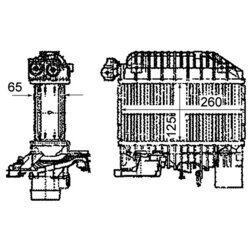 Chladič plniaceho vzduchu MAHLE CI 303 000P - obr. 1