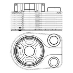 Chladič motorového oleja MAHLE CLC 196 000S - obr. 1