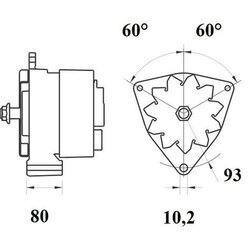 Alternátor MAHLE MG 773 - obr. 4