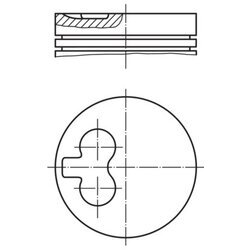 Piest MAHLE 011 82 01 - obr. 1