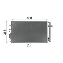 Kondenzátor klimatizácie MAHLE AC 1053 000S - obr. 9