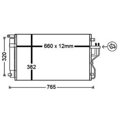 Kondenzátor klimatizácie MAHLE AC 770 000P - obr. 1