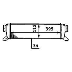 Chladič plniaceho vzduchu MAHLE CI 63 000P - obr. 1