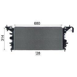 Chladič motora MAHLE CR 2597 000P - obr. 10