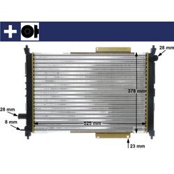 Chladič motora MAHLE CR 622 000S