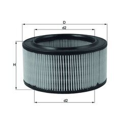 Vzduchový filter MAHLE LX 260