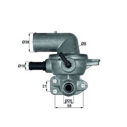 Termostat chladenia MAHLE TI 133 88D - obr. 2