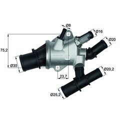 Termostat chladenia MAHLE TI 155 88 - obr. 2