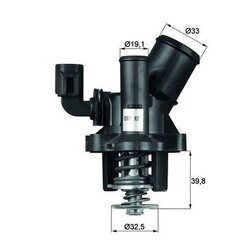 Termostat chladenia MAHLE TM 17 98 - obr. 2