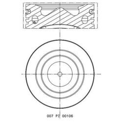 Piest MAHLE 007 PI 00106 000