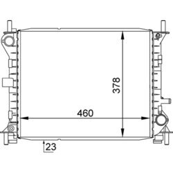 Chladič motora MAHLE CR 1136 000S