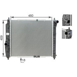 Chladič motora MAHLE CR 1309 000S