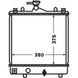 Chladič motora MAHLE CR 1495 000S