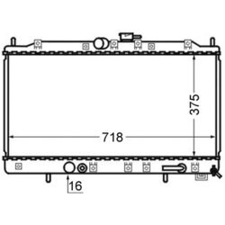 Chladič motora MAHLE CR 748 000S