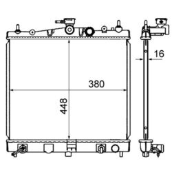 Chladič motora MAHLE CR 839 000S