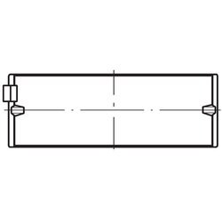 Ložisko kľukového hriadeľa MAHLE 001 HL 10169 100 - obr. 1