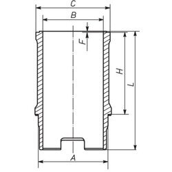 Vložka valcov MAHLE 029 WN 16 00 - obr. 1